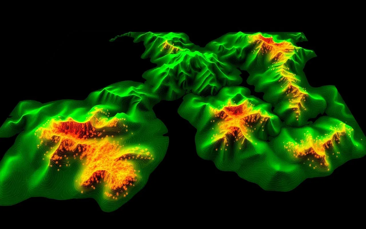 LiDAR terrain visualization